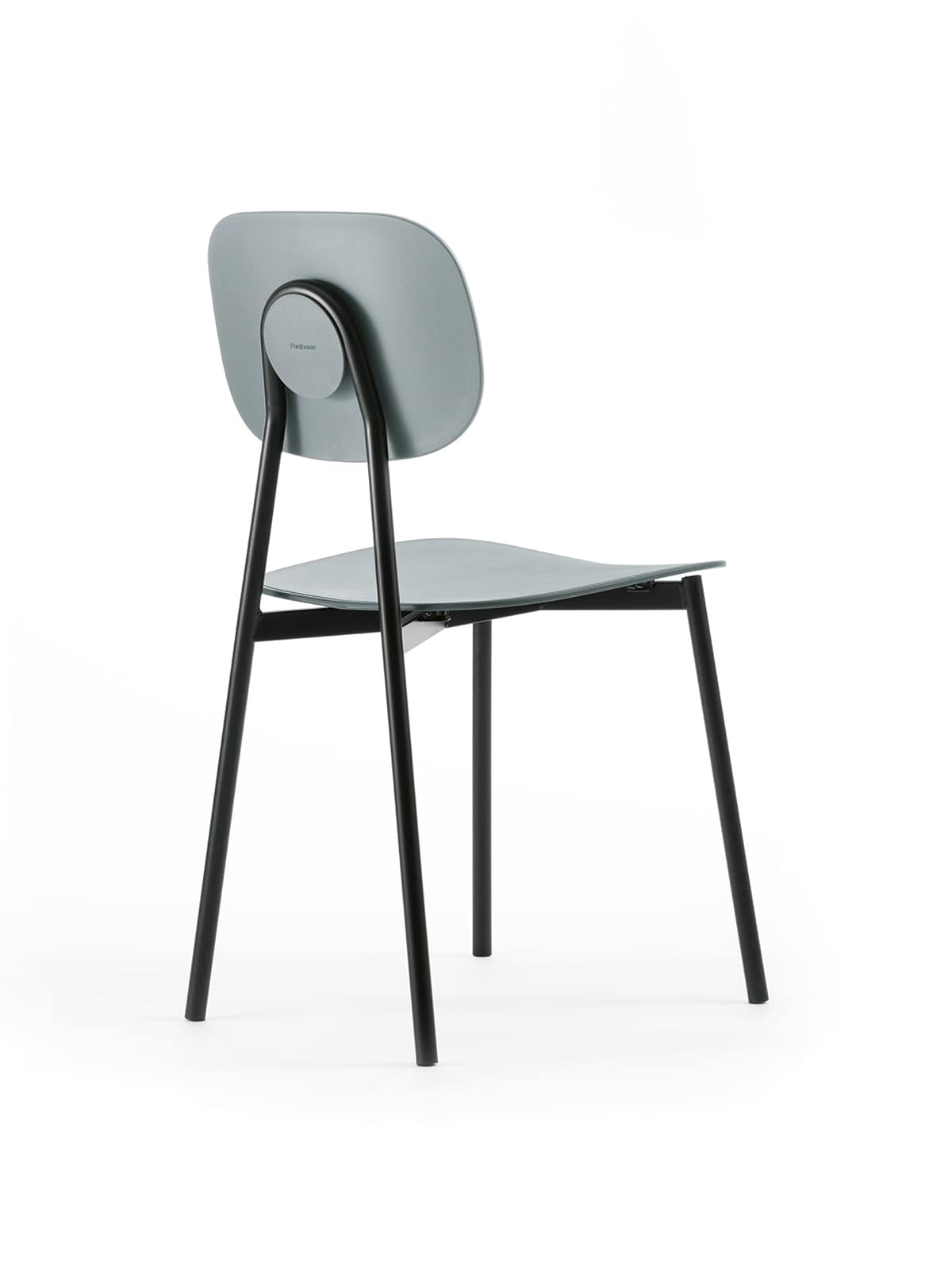 Produktbild på matstol i metall och trä