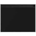 Köksmodell Kronos, med integrerat metallram och handtag. Laminat i svart kulör.