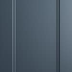 Produktbild på kökslucka med ram. Köksmodellen är lackad i blå färg.