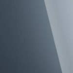 produktbild på slät moden kökslucka i glas. Färgen är blå på köksluckan.