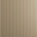 Produktbild på kökslucka. Ribbad kökslucka lackad i champange nyans.