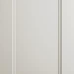 Produktbild på kökslucka med ram. Köksmodellen är lackad i beige grå färg.