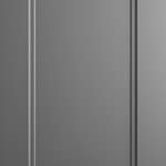 Produktbild på kökslucka med ram. Köksmodellen är lackad i grå färg.