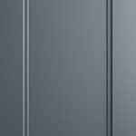 Produktbild på kökslucka med ram. Köksmodellen är lackad i blå färg.