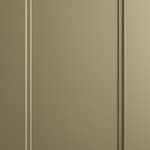 Produktbild på kökslucka med ram. Köksmodellen är lackad i kaki färg.