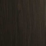 produktbild på slät moden kökslucka i laminat med mörkbrun trästruktur.