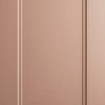 Produktbild på kökslucka med ram. Köksmodellen är lackad i varm varm orange färg.