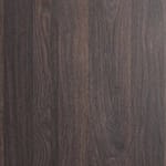 Produktbild på kökslucka med trästruktur i mörkbrun nyans.