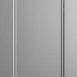 Produktbild på kökslucka med ram. Köksmodellen är lackad i varm grå färg.