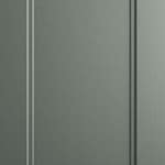 Produktbild på kökslucka med ram. Köksmodellen är en trälucka i ek liknande material lackad i gröngrå.