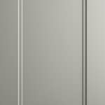 Produktbild på kökslucka med ram. Köksmodellen är lackad i varm olivgrön färg.