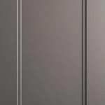 Produktbild på kökslucka med ram. Köksmodellen är en trälucka i ek liknande material lackad i gråbrun.