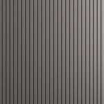 Produktbild på kökslucka. Ribbad kökslucka lackad i brun nyans.