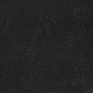 Produktbild på sten till bänkskiva, Corktown Silestone från cosentino. En svart kompositsten med diskreta mönster.