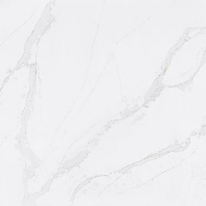 Produktbild på sten till bänkskiva, Eternal Calacatta Gold från cosentino. En Vit kompositsten som liknar Marmor Calacatta.