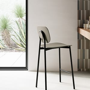 Produktbild på barstol i metall och trä
