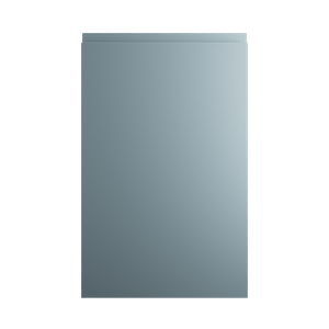 Kökslucka i lackad laminat, matt blå